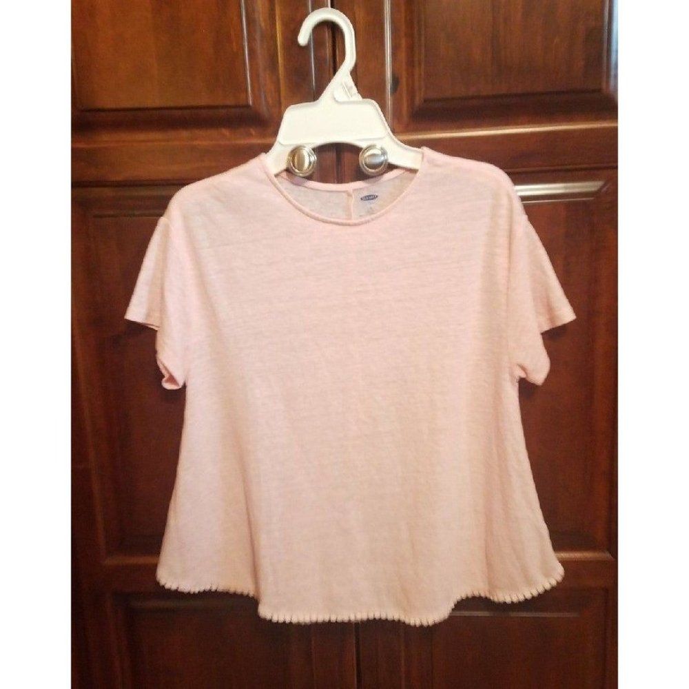 Old Navy Girls Linen Shirt Size L (10/12)